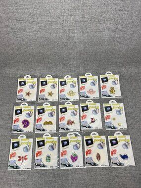 VTG Y2K NOS Crystal Fashion Jewelry Reusable Stickers Tattoo King NEW 15pc Lot E